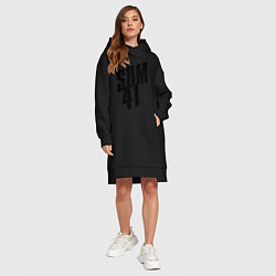 Женское худи-платье Sum Forty One, цвет: черный — фото 2