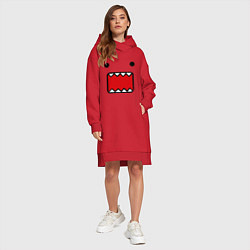 Женское худи-платье Domo!, цвет: красный — фото 2