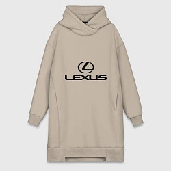 Женская толстовка-платье Lexus logo