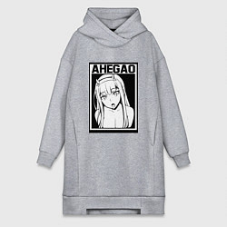 Женское худи-платье AHEGAO, цвет: меланж