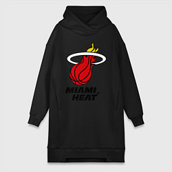 Женская толстовка-платье Miami Heat-logo