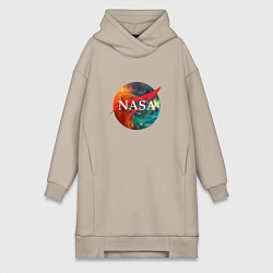 Женская толстовка-платье NASA: Nebula