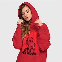 Женское худи-платье Ok Hero, цвет: красный — фото 2