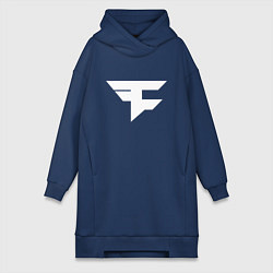 Женское худи-платье FAZE Symbol, цвет: тёмно-синий