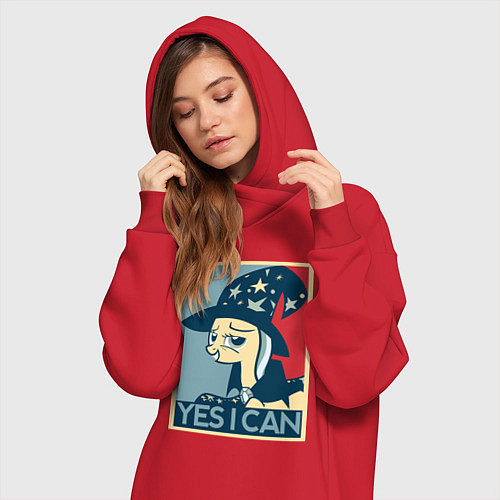 Женская толстовка-платье MLP: Yes I Can / Красный – фото 3