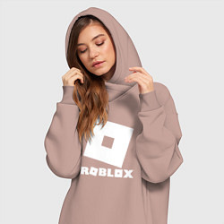 Женское худи-платье ROBLOX, цвет: пыльно-розовый — фото 2