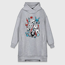 Женская толстовка-платье Hollow Knight