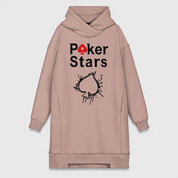 Женская толстовка-платье Poker Stars