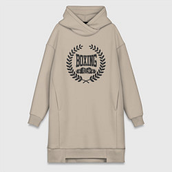 Женская толстовка-платье Russian boxing