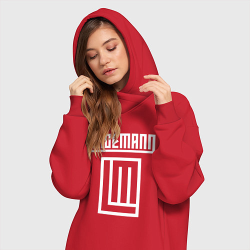 Женская толстовка-платье LINDEMANN / Красный – фото 3