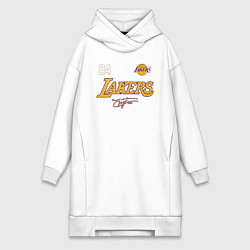 Женское худи-платье KOBE BRYANT АВТОГРАФ, цвет: белый