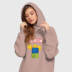 Женское худи-платье ROBLOX, цвет: пыльно-розовый — фото 2