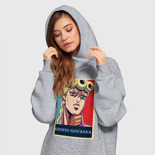 Женская толстовка-платье Джорно Джованна / Меланж – фото 3