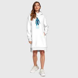 Женское худи-платье Westworld Chip, цвет: белый — фото 2