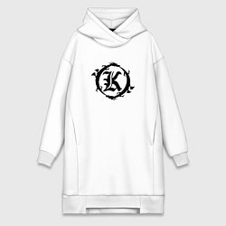 Женская толстовка-платье Кукрыниксы спина