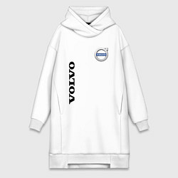 Женское худи-платье VOLVO, цвет: белый
