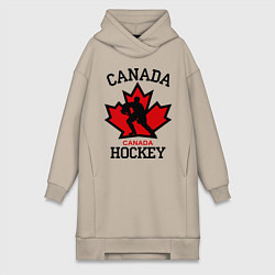 Женская толстовка-платье Canada Hockey
