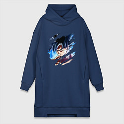 Женское худи-платье Dragon Ball, цвет: тёмно-синий