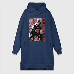 Женское худи-платье Garou, цвет: тёмно-синий