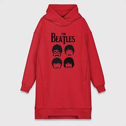Женская толстовка-платье The Beatles Liverpool Four
