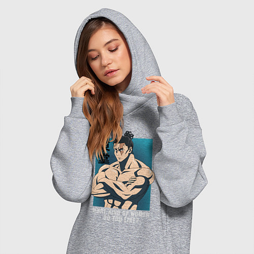 Женская толстовка-платье Тодо / Меланж – фото 3