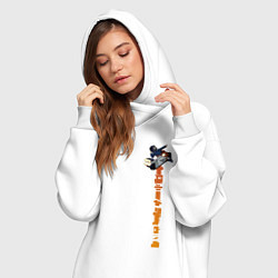 Женское худи-платье Izumi and Kyouko, цвет: белый — фото 2