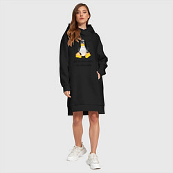 Женское худи-платье Troll Tux, цвет: черный — фото 2