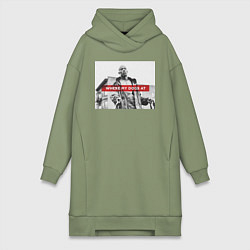 Женская толстовка-платье DMX - Where my dogs at