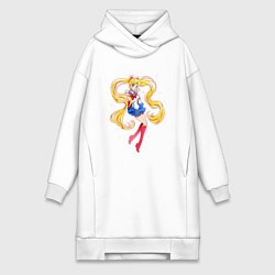 Женская толстовка-платье Sailor Moon Kawaii