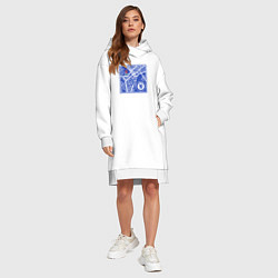 Женское худи-платье FC Chelsea Stamford Bridge, цвет: белый — фото 2