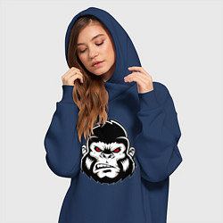 Женское худи-платье Bad Monkey, цвет: тёмно-синий — фото 2