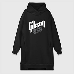 Женское худи-платье GIBSON USA, цвет: черный