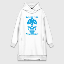 Женская толстовка-платье Рождён для волейбола