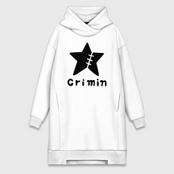 Женское худи-платье Crimin бренд One Piece, цвет: белый
