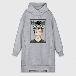 Женская толстовка-платье Котаро Бокуто Haikyuu!!