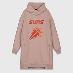 Женское худи-платье Phoenix Suns, цвет: пыльно-розовый