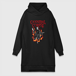 Женская толстовка-платье Cannibal Corpse Труп Каннибала Z