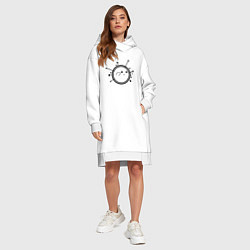 Женское худи-платье Wisp, цвет: белый — фото 2
