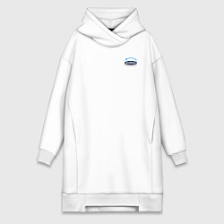 Женское худи-платье GMG, цвет: белый