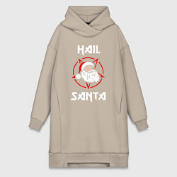 Женская толстовка-платье Hail Santa