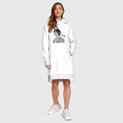 Женское худи-платье Hellbound 01, цвет: белый — фото 2