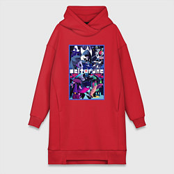 Женская толстовка-платье ПОСТЕР DELTARUNE ART