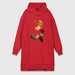 Женская толстовка-платье Rayman Рэйман Legends