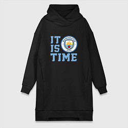 Женская толстовка-платье It is Manchester City Time