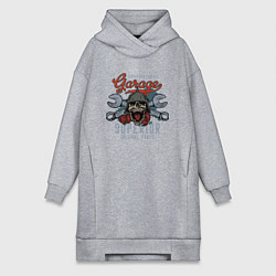 Женское худи-платье Garage superior, цвет: меланж