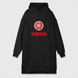 Женская толстовка-платье Yamaha Логотип Ямаха