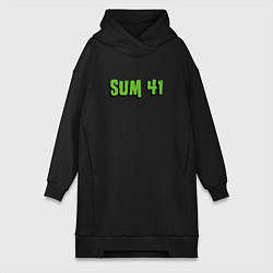 Женская толстовка-платье SUM41 LOGO