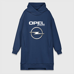Женское худи-платье OPEL Pro Racing, цвет: тёмно-синий