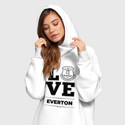 Женское худи-платье Everton Love Классика, цвет: белый — фото 2