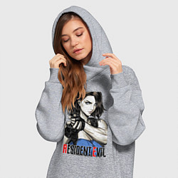 Женское худи-платье Jill RE3, цвет: меланж — фото 2